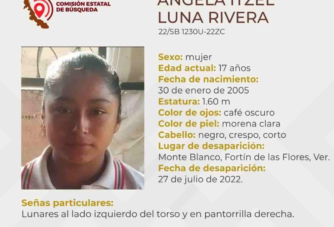 Reportan desaparición de joven mujer en Fortín de las Flores