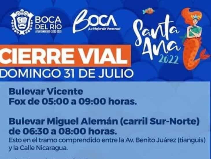 Habrá cierre vial en Boca del Río por Carrera Conmemorativa 3K y 5K