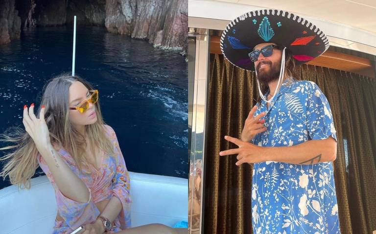 Belinda presume sus vacaciones de verano junto a Jared Leto