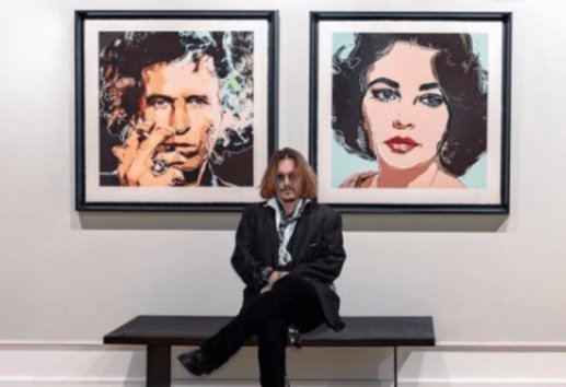 Vende Johnny Depp sus pinturas por más de 3 millones de dólares