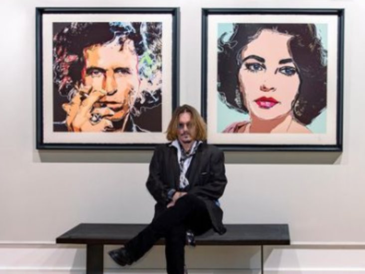 Vende Johnny Depp sus pinturas por más de 3 millones de dólares