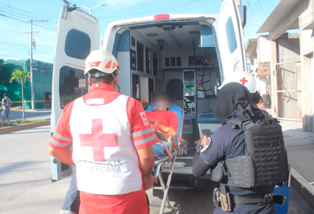 En Veracruz, automovilista atropella a motociclista y se da a la fuga