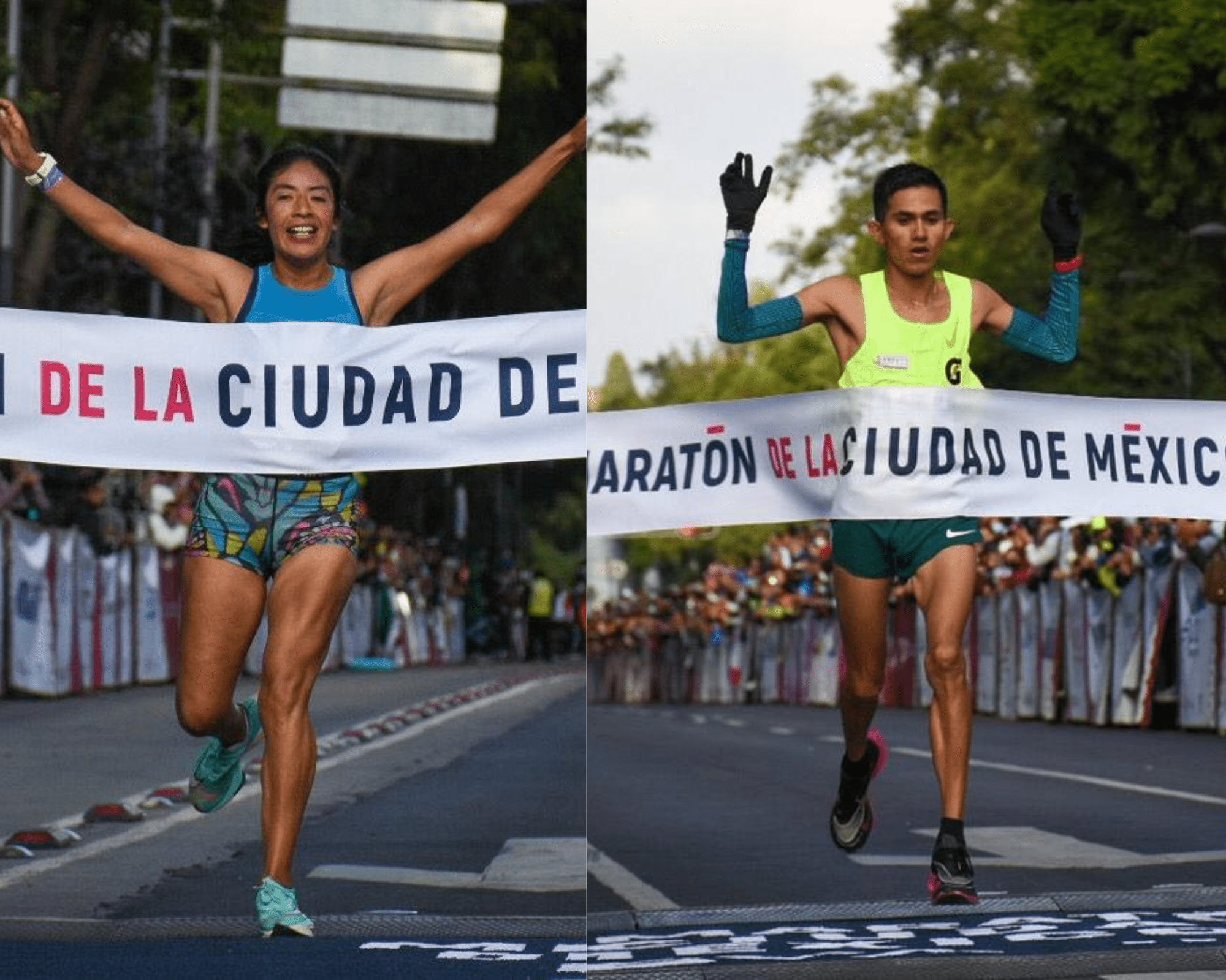 Mexicanos logran dominar el Medio Maratón en Ciudad de México