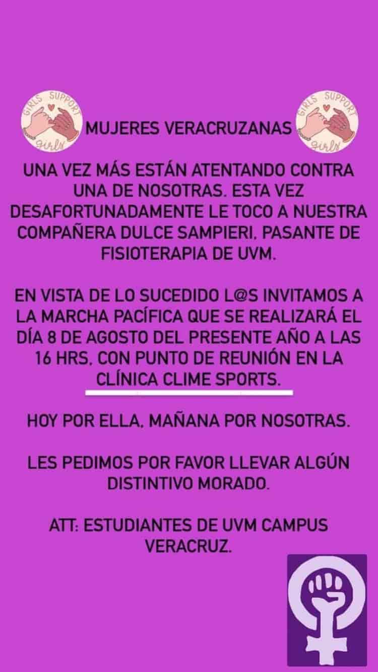 Marcharán alumnos de la UVM por acoso de compañera en una clínica de Boca del Río