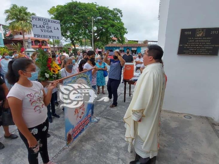 (+Video) Por fiesta patronal, arrancan peregrinaciones en Misantla