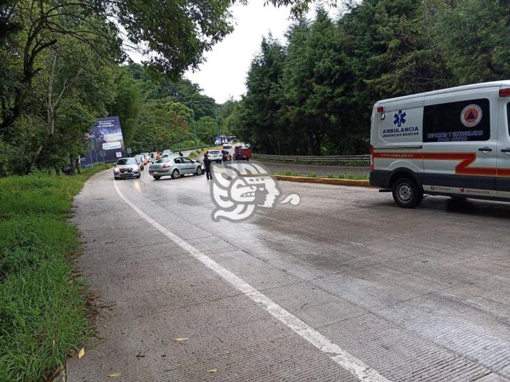 Se registran múltiples accidentes en el bulevar Xalapa-Coatepec