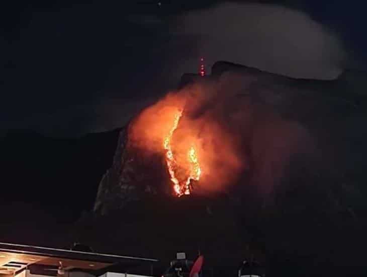 Se incendia el Cerro de la Silla en Nuevo León (+Video)