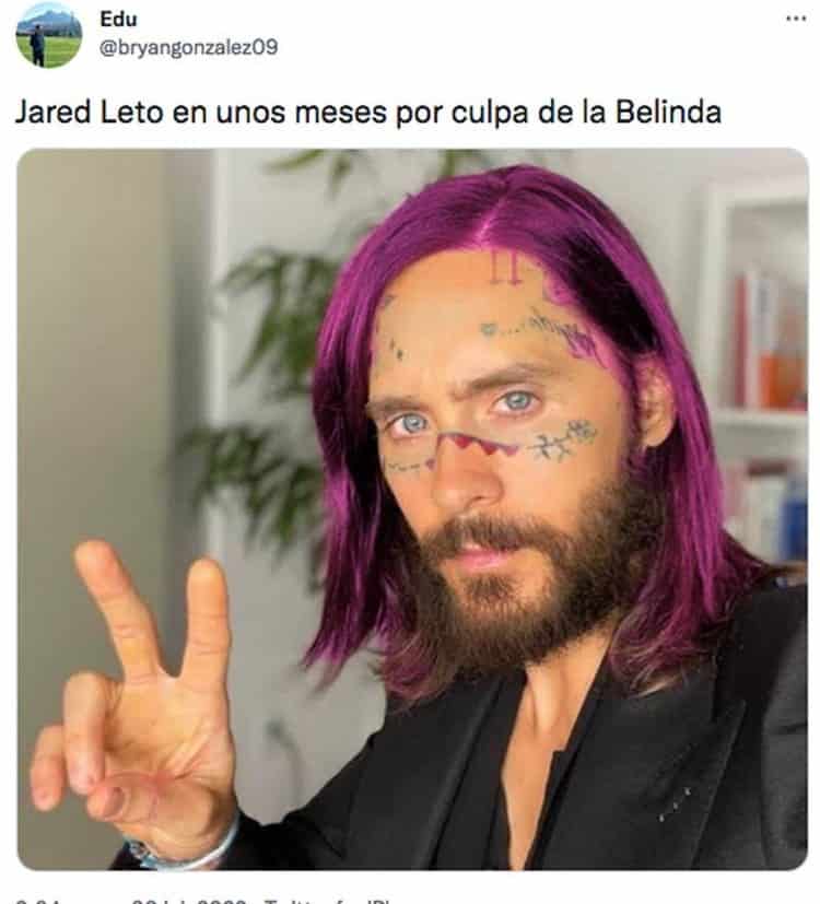 Inundan las redes con memes de las vacaciones de verano de Belinda y Jared Leto