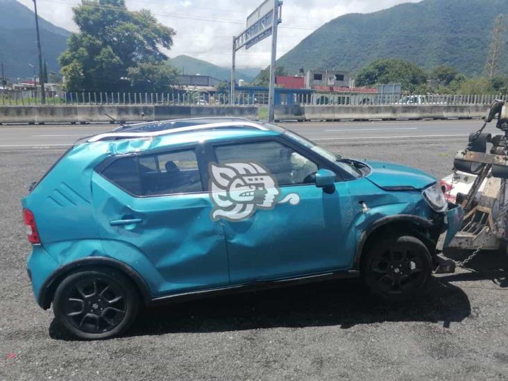 Tremenda volcadura en trébol de Mendoza