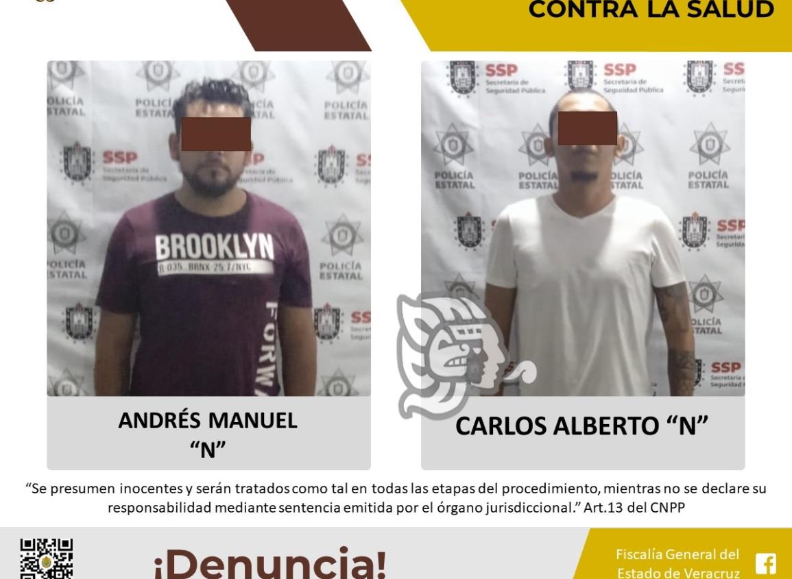 Por delitos contra la salud procesan a detenidos en Nanchital