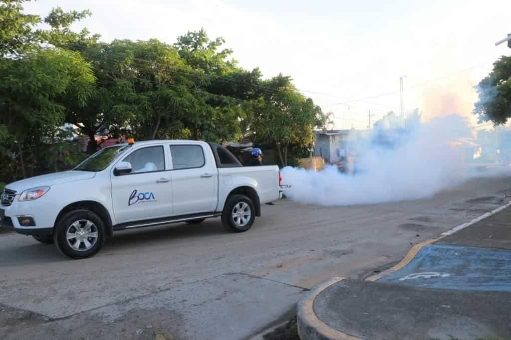 Inician fumigación contra dengue en colonia Miguel Alemán en Boca del Río