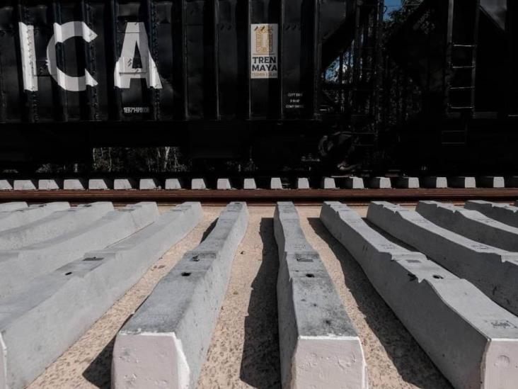 Ya están en Yucatán los primeros vagones de carga del Tren Maya