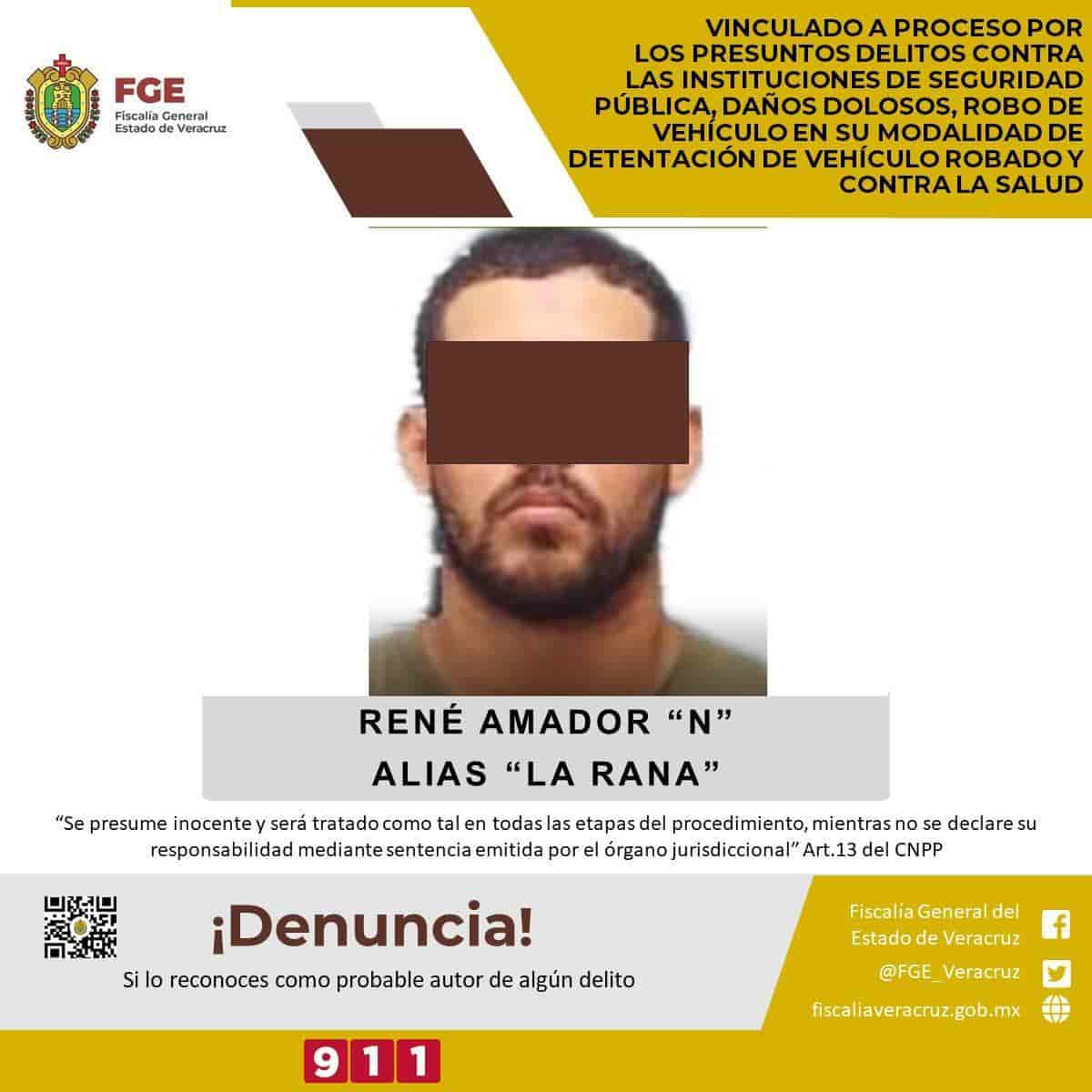 En Tuxpan, dan prisión preventiva a ‘La Rana’