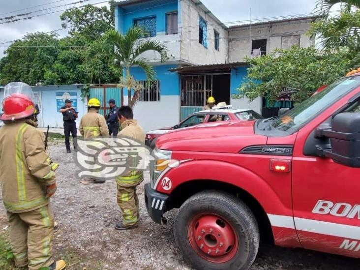 Reportan movilización de bomberos tras incendio en Misantla