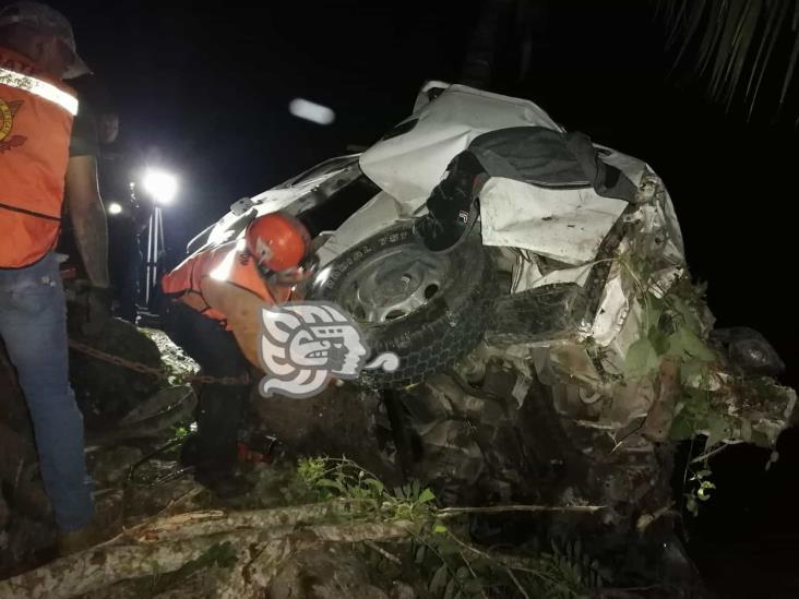 Trágico accidente deja tres muertos y un herido en las curvas de Plan del Río