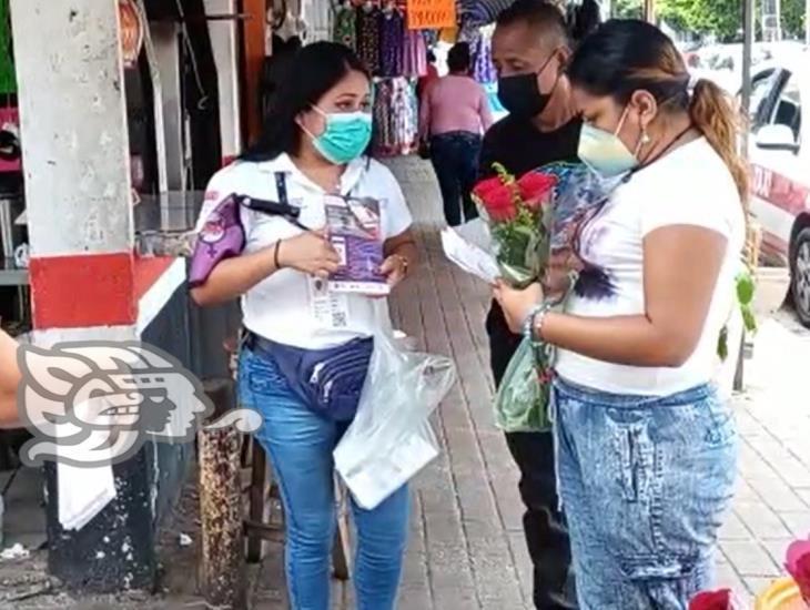 (+Video) SSP promueve en Coatzacoalcos la aplicación Mujer Alerta