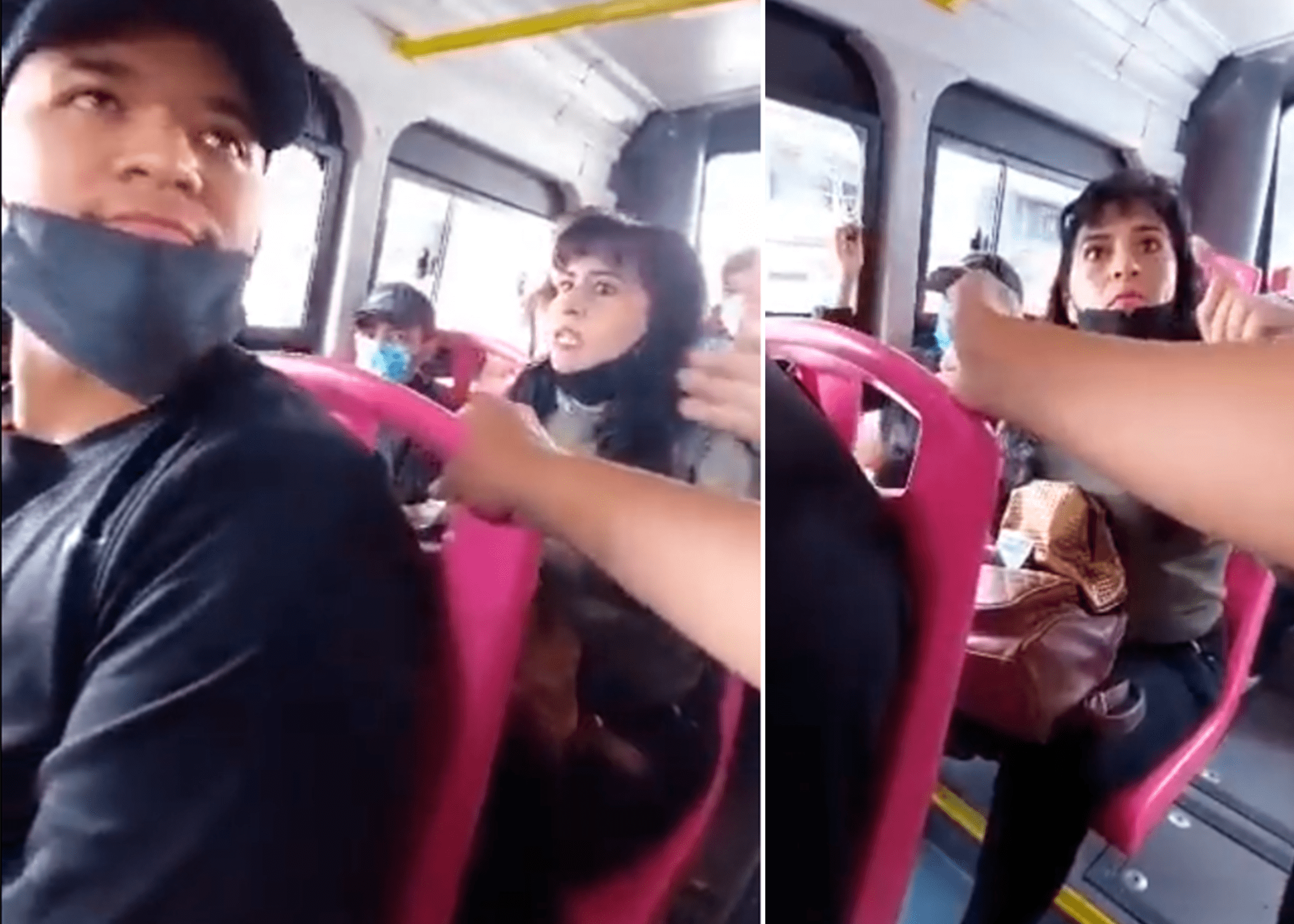 (+Video) Hombre se niega dar asiento reservado para mujeres en la CDMX