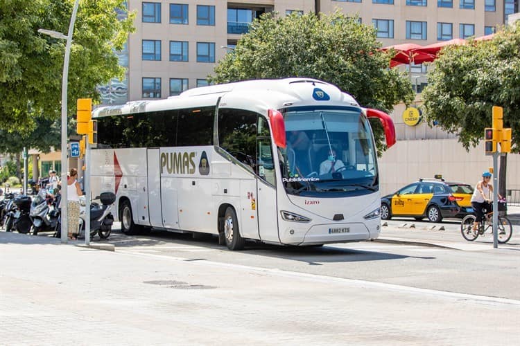 Pumas UNAM llega a Barcelona para jugar el Joan Gamper