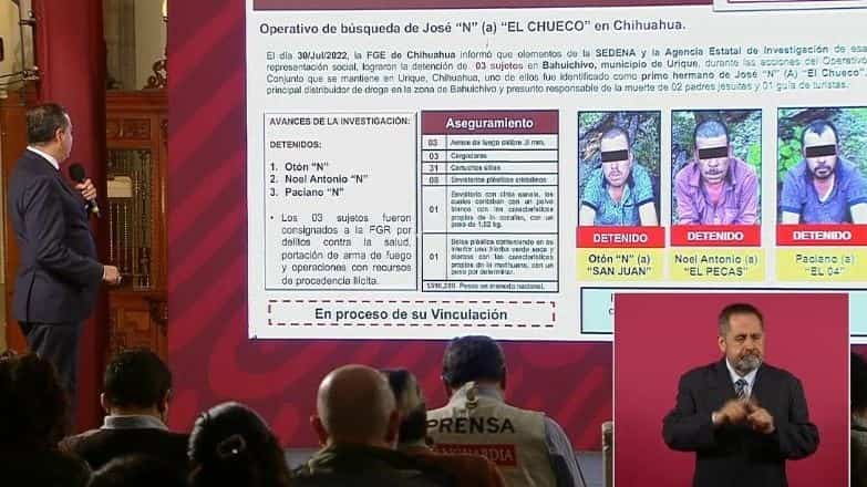 Detienen a tres personas más vinculadas con ‘El Chueco’