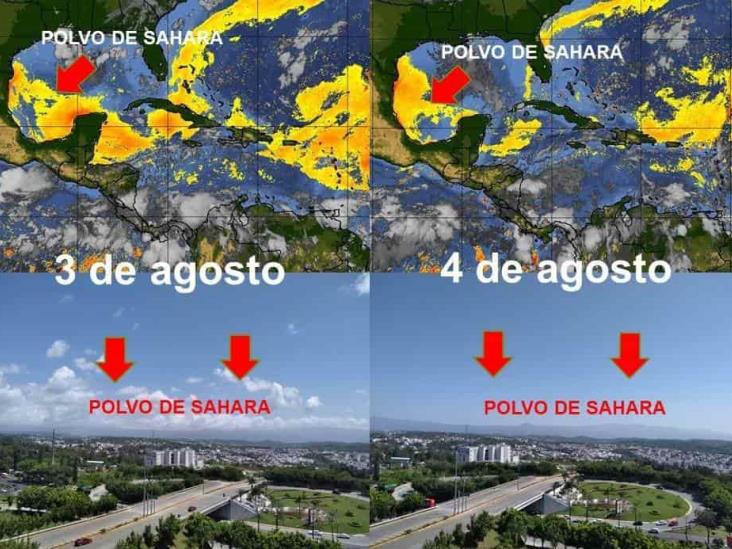 Disminuyen las concentraciones del polvo del Sahara en Veracruz