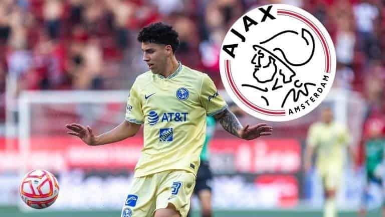 Jorge Sánchez del América, a una firma de jugar para el Ajax