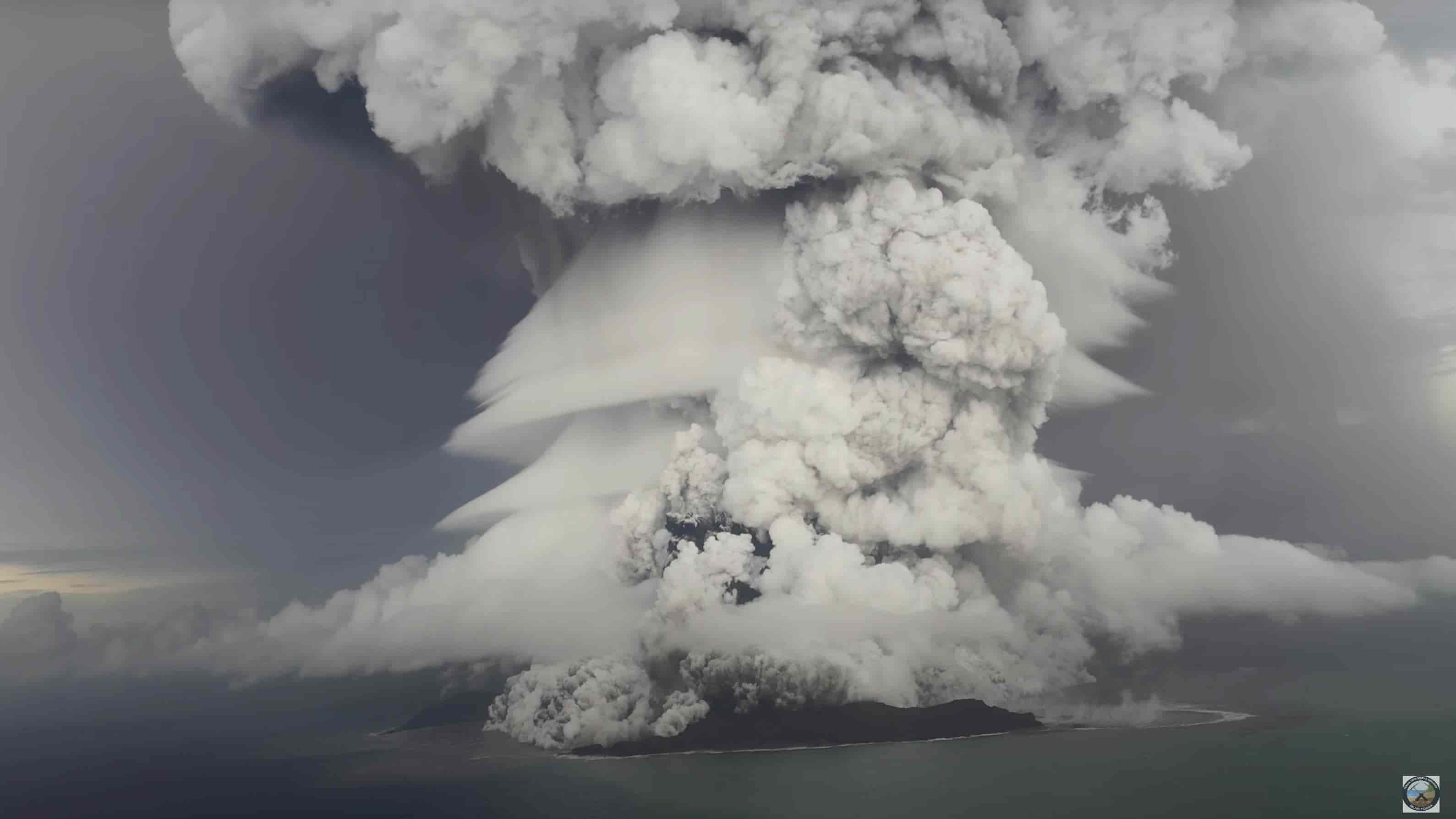 Erupción submarina en Tonga aún afecta el clima de la Tierra