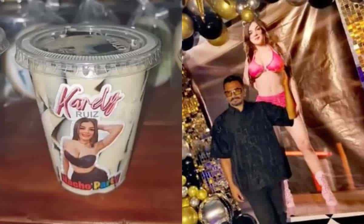 Para el tóxico”: mujer organiza fiesta a su esposo con temática de Karely Ruiz