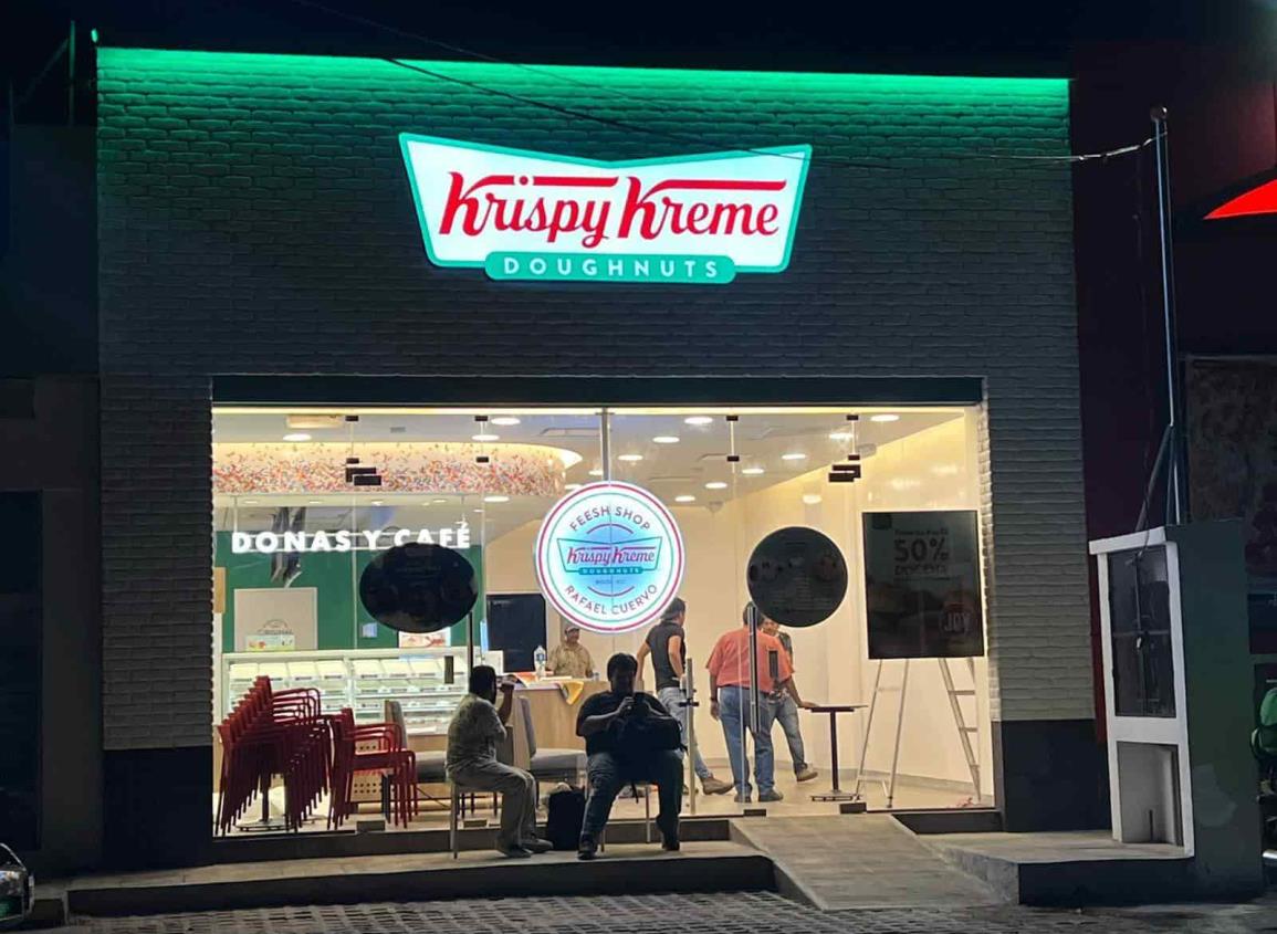 ¡Donas gratis! Hacen fila desde hoy por apertura Krispy Kreme en zona norte Veracruz