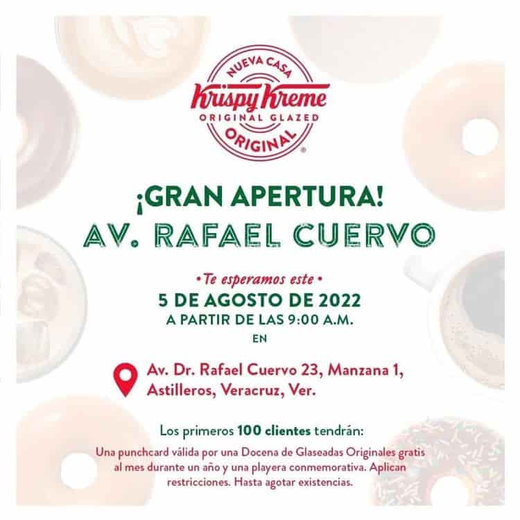 ¡Donas gratis! Hacen fila desde hoy por apertura Krispy Kreme en zona norte Veracruz