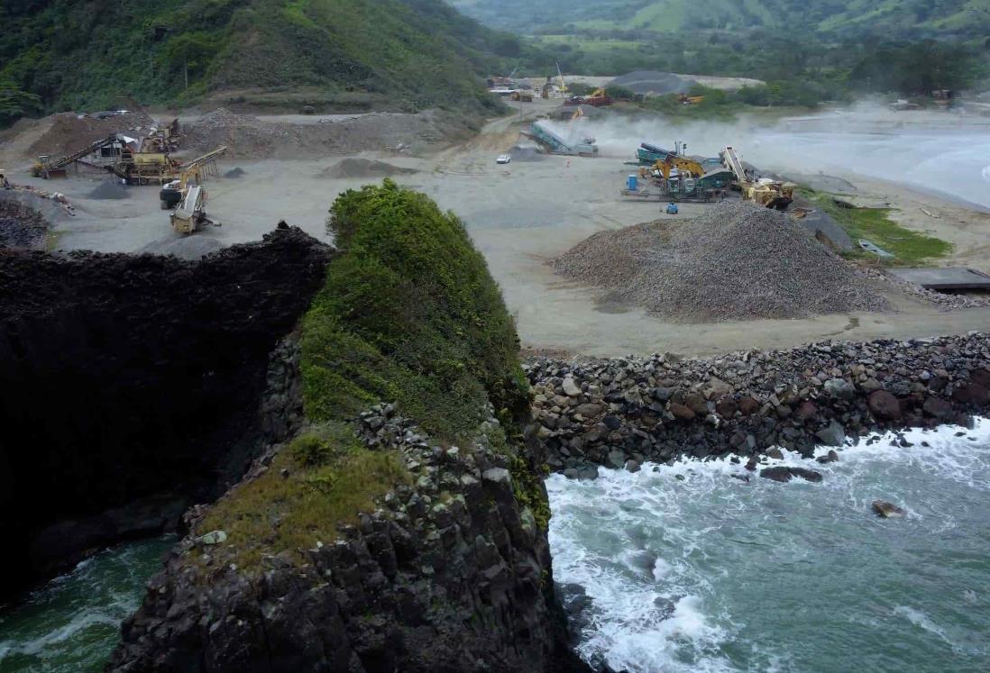 SEDEMA se deslinda de extracción de roca basáltica en la región de Los Tuxtlas