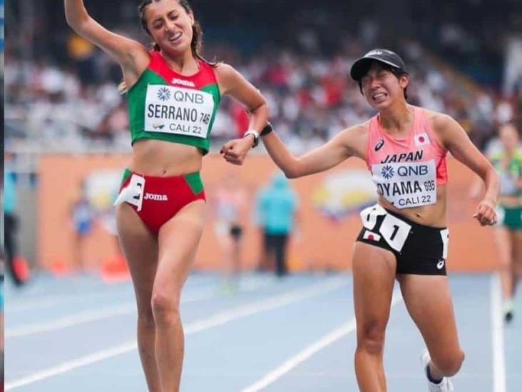 Mexicana Karla Ximena Serrano gana oro en Mundial de Atletismo