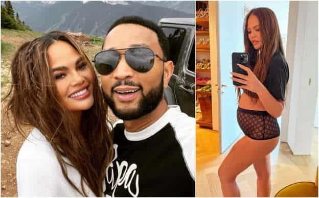 Chrissy Teigen y John Legend tendrán un bebé arcoíris