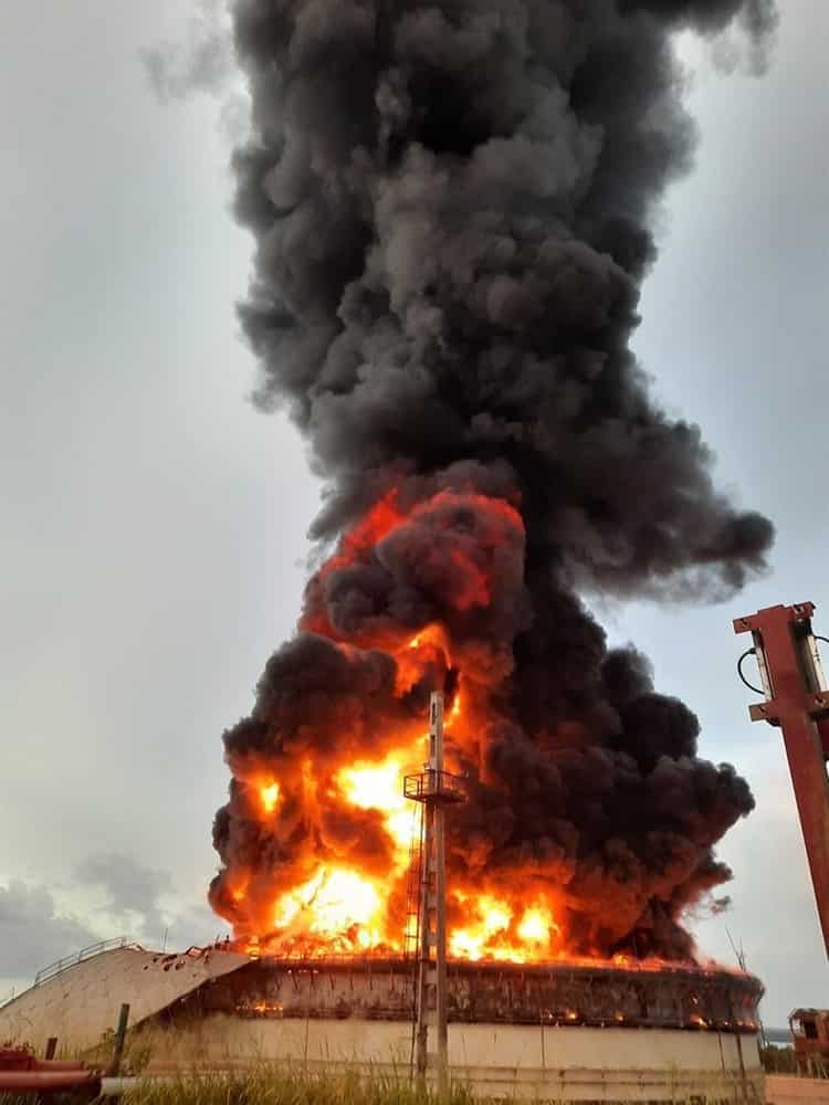 Incendio en tanques de combustible en Cuba deja cerca de 70 heridos (+Video)