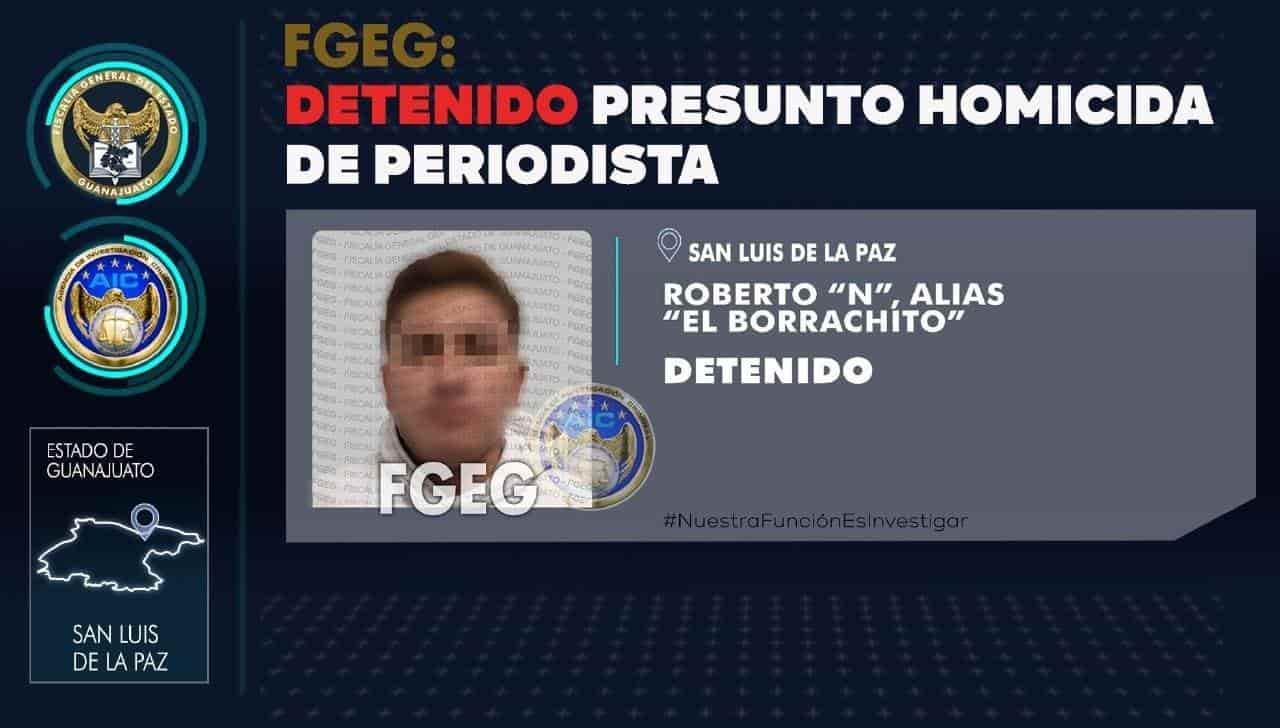 Detienen a Roberto “N” presunto homicida del periodista Ernesto Méndez