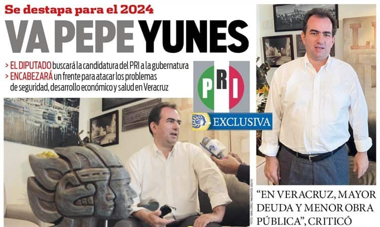 José Yunes Zorrilla se destapa; buscará la gubernatura de Veracruz para 2024