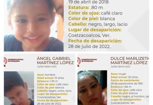 Menores presuntamente fueron sustraídos por su madre en Coatzacoalcos