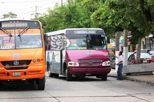Analizan instalar videovigilancia en transporte público de Coatzacoalcos
