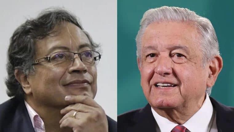Celebra AMLO llegada de Gustavo Petro a la presidencia de Colombia