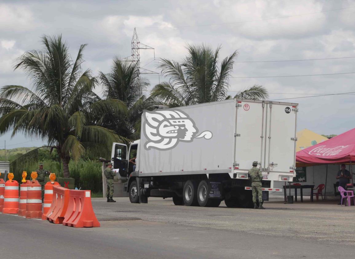 Vigilan fuerzas federales límites de Veracruz y Tabasco