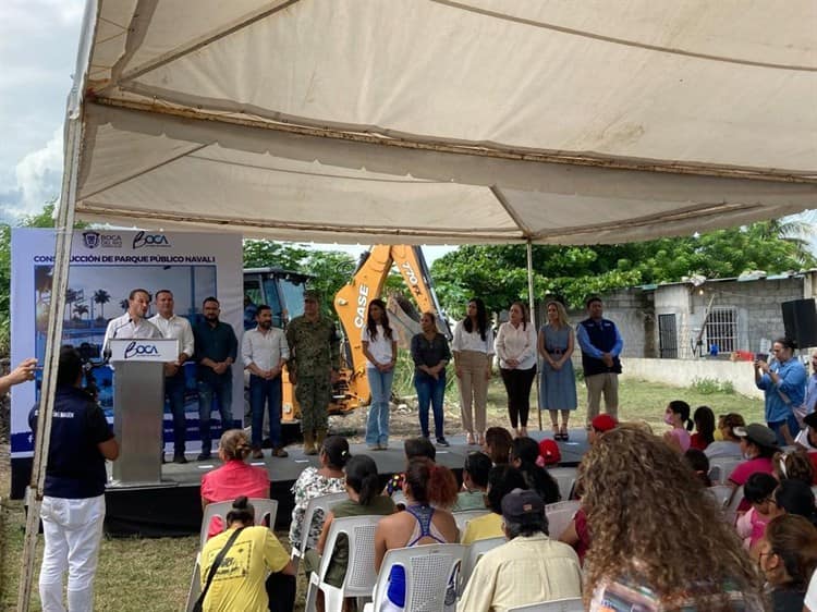 Anuncian construcción de parque en la colonia Miguel Alemán de Boca del Río