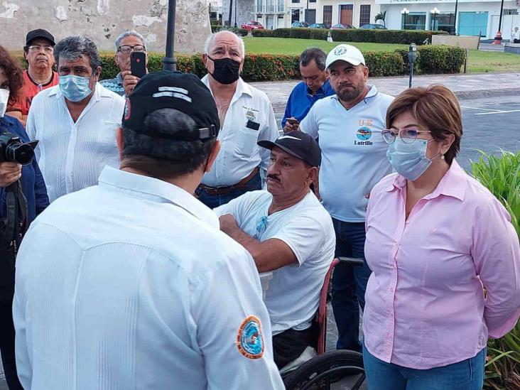 Se compromete diputada federal brindar apoyo a extrabajadores portuarios