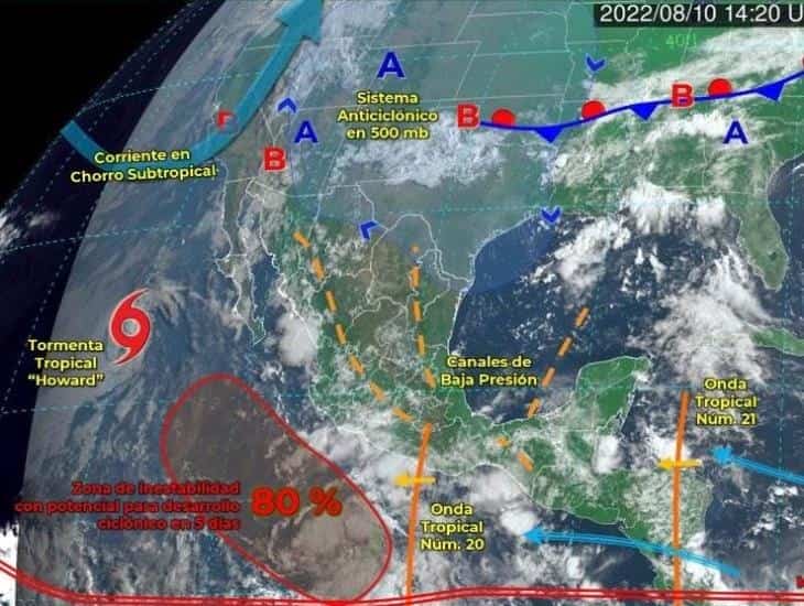 Conagua prevé lluvias intensas y riesgo de inundaciones en nueve estados del país