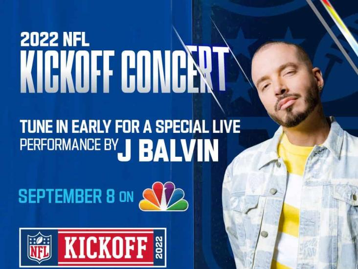 J Balvin ofrecerá concierto en partido de la nueva temporada de la NFL