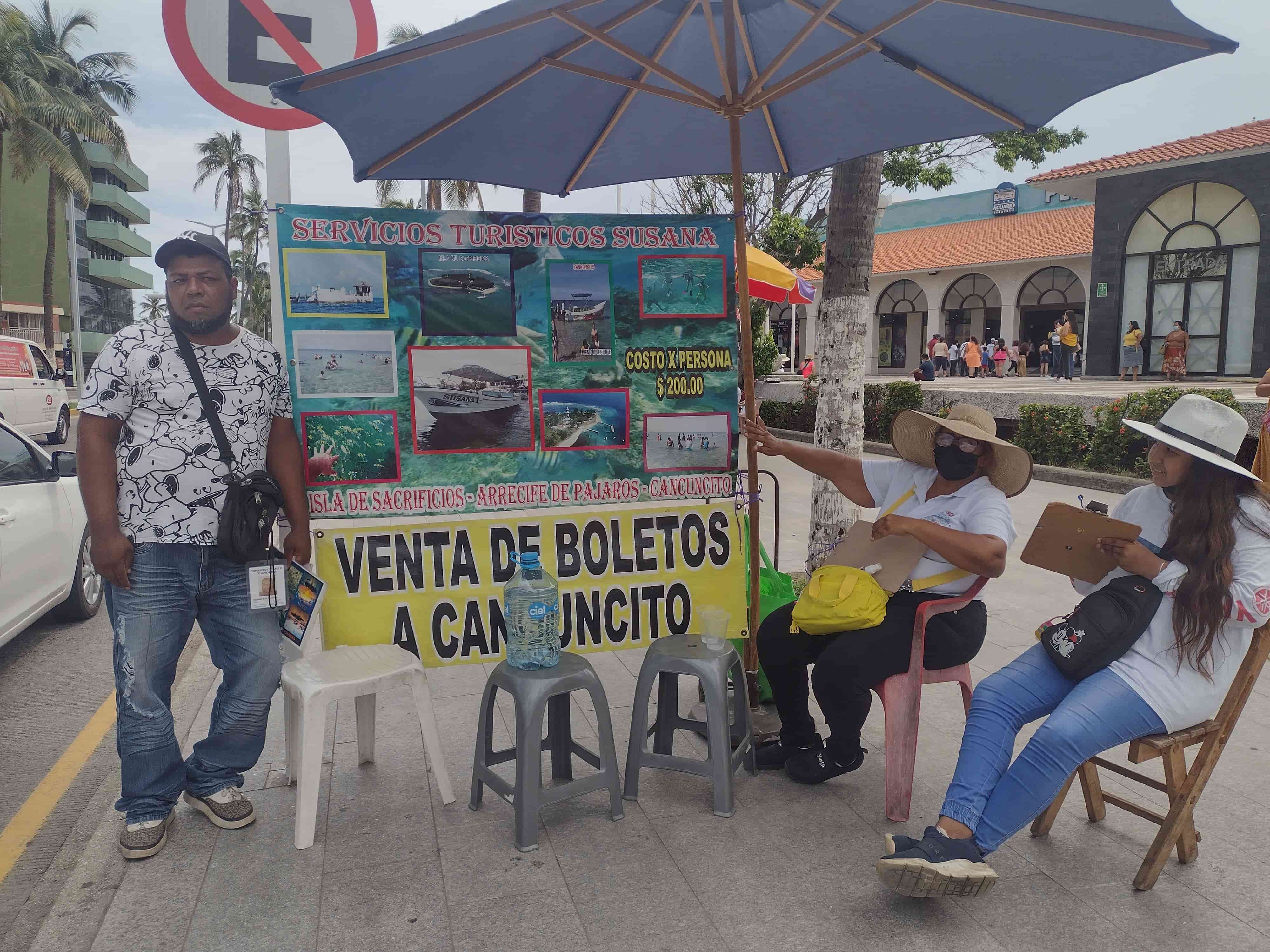 Repunta un 75 por ciento paseo en lanchas en Veracruz