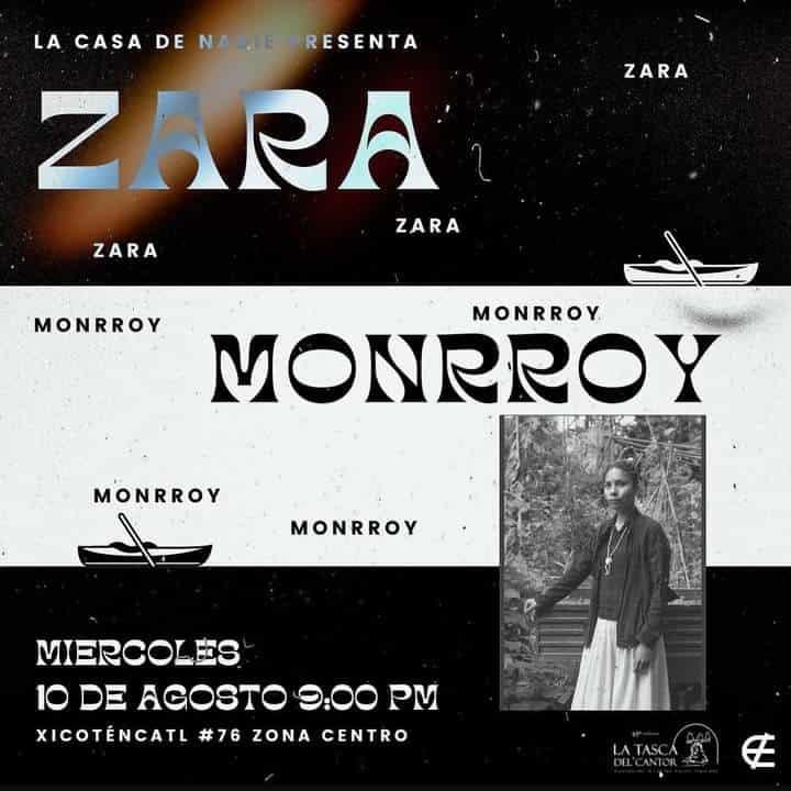 Cartelera cultural: la cantante seri Zara Monroy se presentará en Xalapa