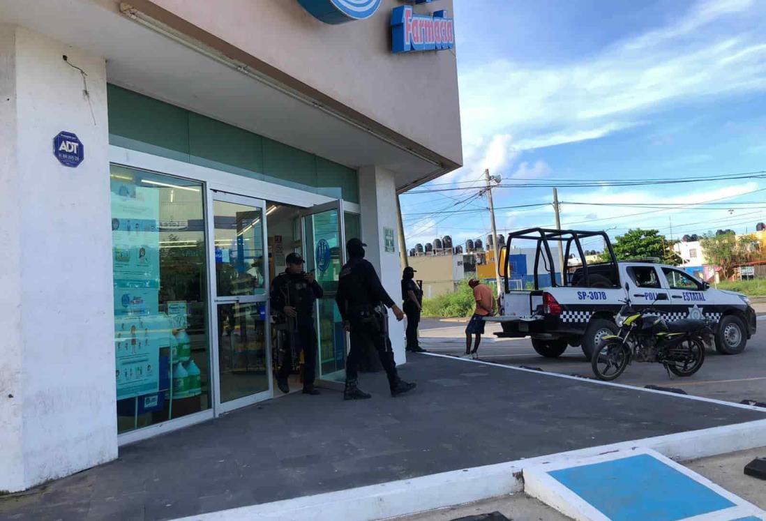 Empleados frustran robo a farmacia de Veracruz, sujeto se hizo pasar por cliente