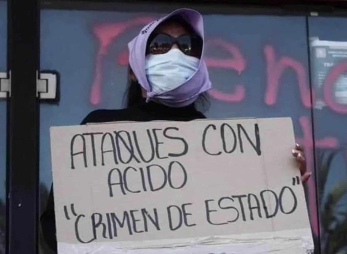 Buscan que ataques de ácido a mujeres sean castigados por intento de feminicidio