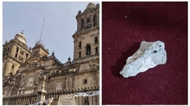 Sismo en Michoacán dejó daños en cúpula de Catedral Metropolitana de CDMX