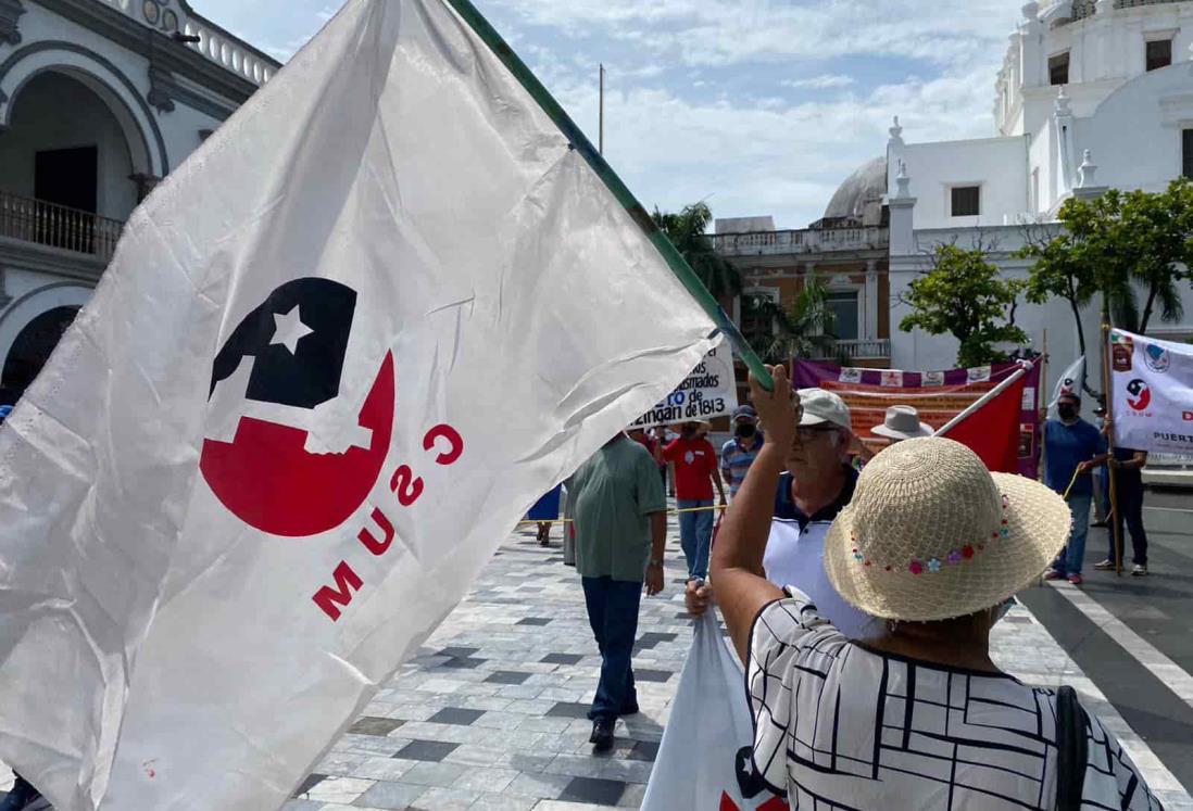 Marchan Estibadores en el puerto de Veracruz (+Video)