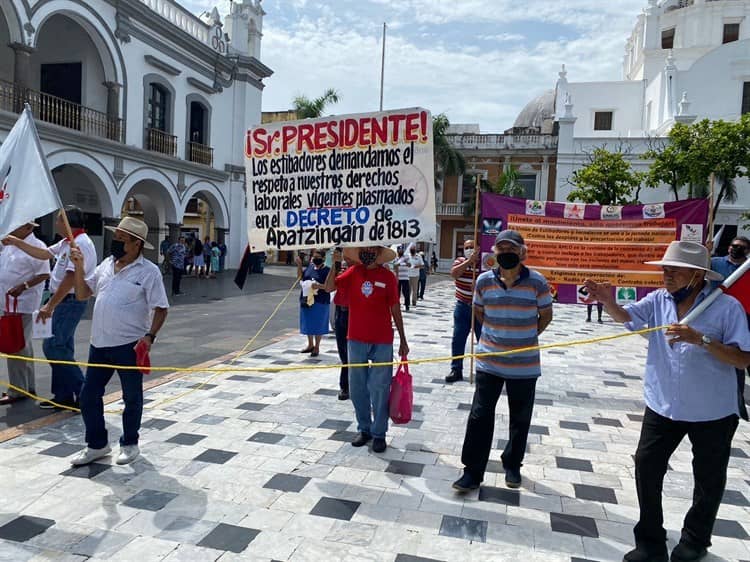 Marchan Estibadores en el puerto de Veracruz (+Video)